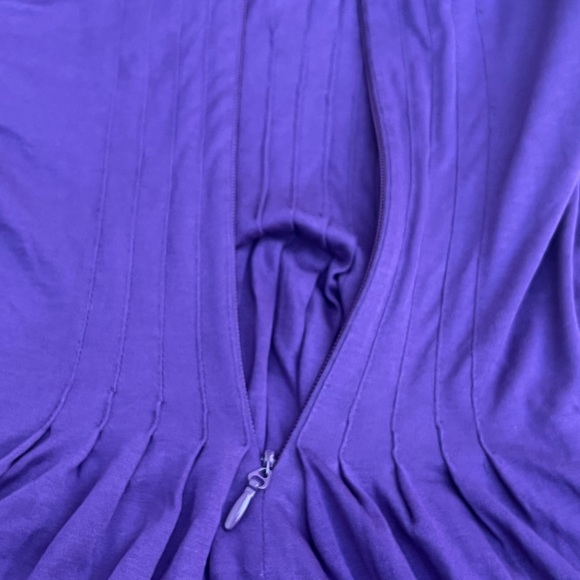 ⭐️ Bogo⭐️🦋 New Bcbg Max Sz XS purple bubble arm  A line dress - Picture 12 of 14